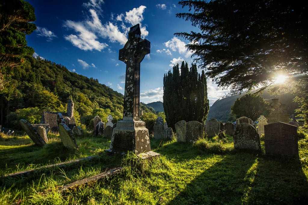 Celtic Cross in Glendalough