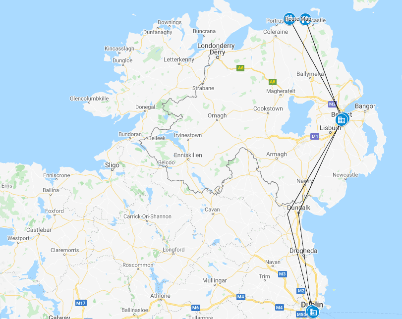 tour from dublin to belfast and giant's causeway