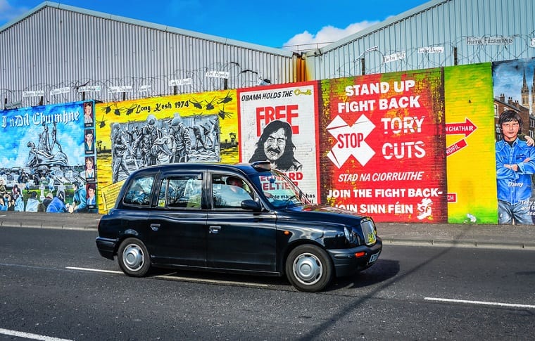 black cab tours of belfast