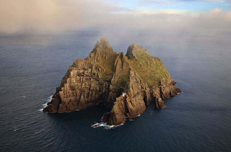 Aerial Shot of Skellig Michael