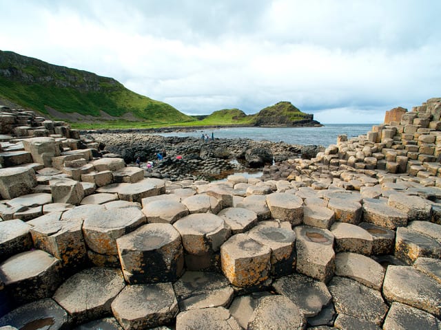 Giant's Causeway basalt columns